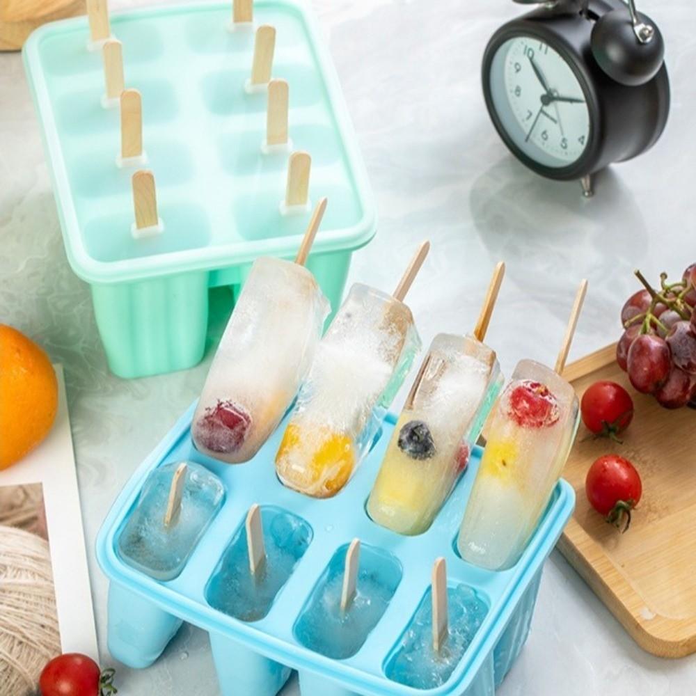 Creative Design Homemade Ice Box DIY Popsicle Mold Cube Tray Ice Cream Popsicle Mold Kitchen Use