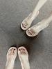 Summer high-heeled sandals fairy casual waterproof table slippers evening wind Korean version outside sandals