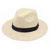 Spring And Summer Straw Hat Breathable Cool Hat Beach Sun Protection Visor Hat Gentleman Jazz Hat Men And Women Trendy