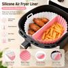 Creative Silicone Baking Tray Food Grade High-Temperature Resistant Silicone Air Fryer Liner Flexible Separate Type