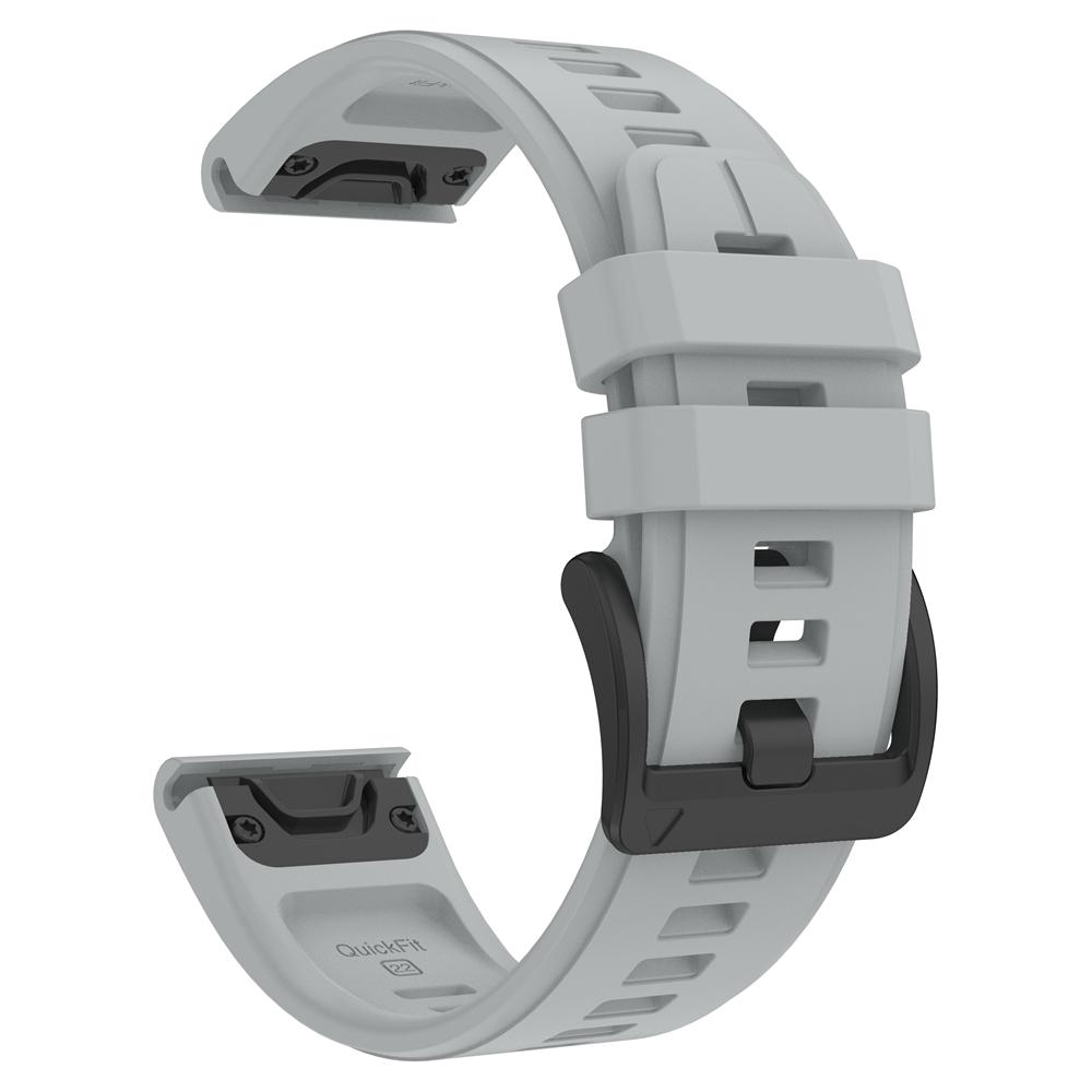 22 26mm Silicone Strap For Garmin Quatix 8/Tactix 8 7Pro/Fenix5 5x Puls 7 7x 6 6x 8 Pro 47mm 51mm/D2 Bravo Quick Fit Sports Band