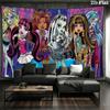 Vintage MH Wall Tapestry, Aesthetic Printed Fabric Blanket, Suitable for Bedroom, Living Room, and Home Decor.