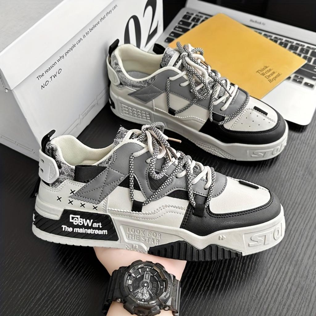 Fashionable Men's Shoes, Comfortable and Breathable Casual Sports Shoes, Thick Sole, Trendy and Versatile, Popular Styles