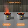 360 ml Vulkanische Flamme Aroma Diffusor Ätherisches Öl Tragbarer Luftbefeuchter Mit Rauch Ring Nachtlicht Lampe Duft