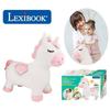Carrier - LEXIBOOK - Inflatable Jumping Unicorn Plush - Removable Cover - For Children from 3 Years Old