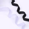 Horse Belt White & Black Elastic Rubber Bands, 1cm & 6mm, for Home Textiles & Clothing Accessories