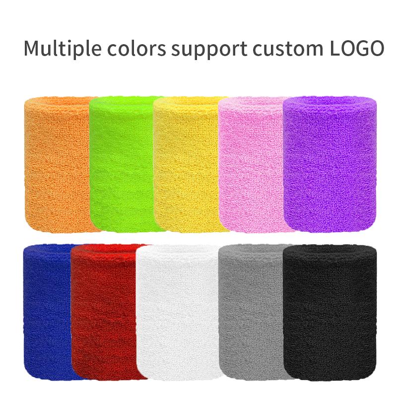 4 Pcs Towel Sports Wristbands Tennis Sweat Bands Wrist Guard for Basketball Volleyball Padel Fitness Sweatbands Wrist Wrap C Practical Use