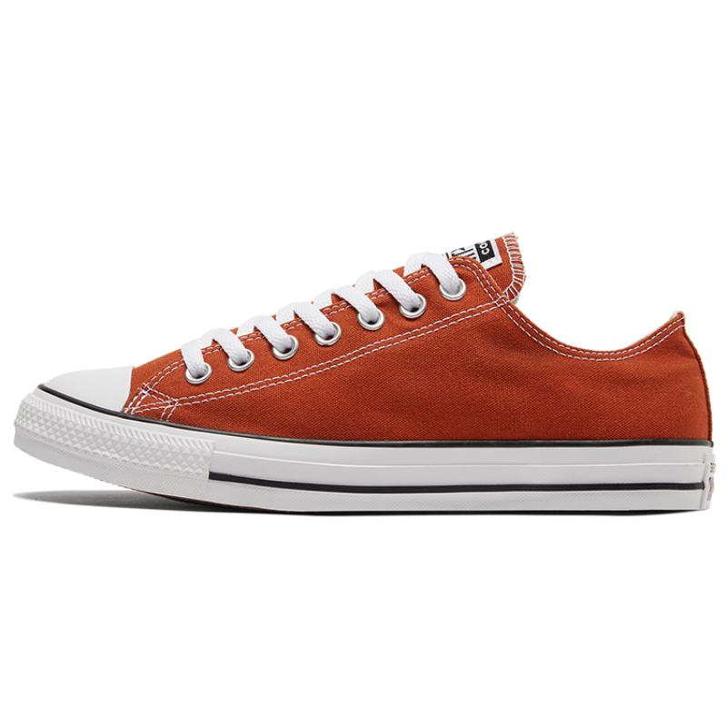 Converse Chuck Taylor All Star Comfortable and Versatile Low-Top Canvas Shoes Unisex In Brown-Red