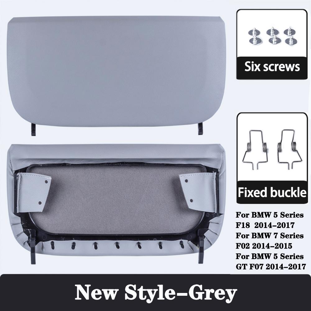 Car Seat Back Board for BMW F10 F07 F02 5 Series Rear Backrest Panel Part Leather Cover Leather Cover Storage Pocket