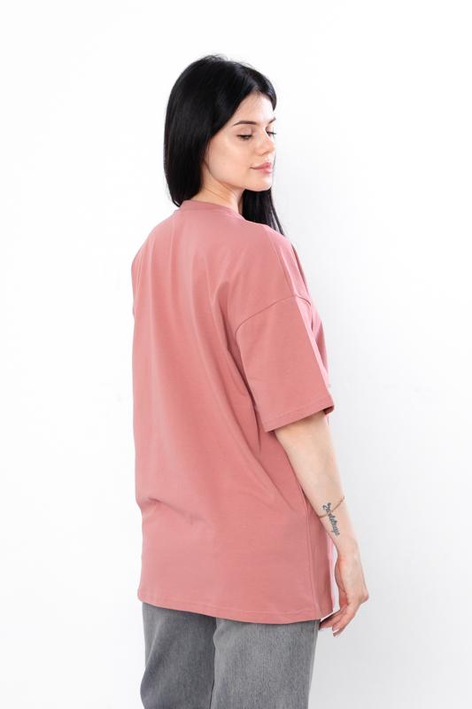 Oversized Cotton T-Shirt – Relaxed-Fit Tee for Women In Solid Color, Summer, 3393-036 HC