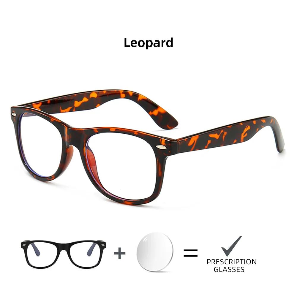 

VIVIBEE Очки по рецепту на заказ Классические Миопия Фотохромные Мужские Гиперметропия Квадратные Градиентные Оптические Женские Очки Single Version&1.56&None леопардовый