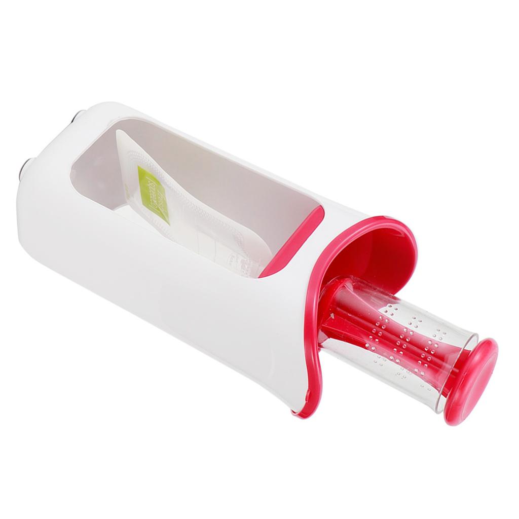 Outdoor Portable Repast Puree Squeezer Tool Syrup Consisting Subpackage Bag Rose Red