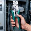 Conectores Elétricos Terminais de Fio em Forma de U em Forma de O 0,5-4MM Terminais Cabo Terminal Pontas de Fio com Conjunto de Alicates de Crimpagem