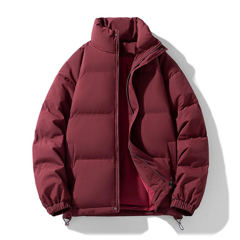 Cold-proof Stand Collar Cotton Jacket for Autumn and Winter Cotton Jacket for Men Versatile Fashion Thickened Cotton Jacket for Men