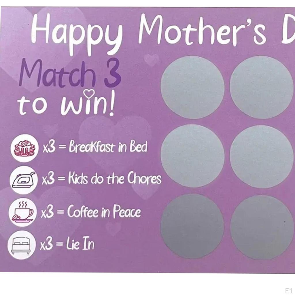 Morsdag Skrapelodd Premier Dekor Festtilbehør Interaktiv Gave