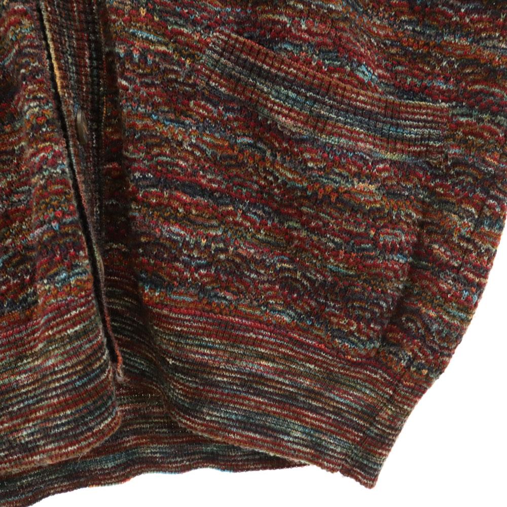 Missoni Made In Italy V Neck Knit Vest XS Brown Men's Used