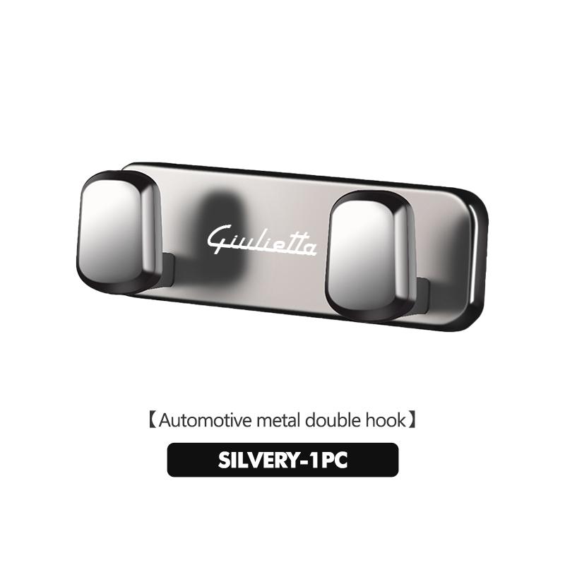 2026 Heißer Aufkleber Multifunktionales Auto-Logo Selbstklebender Haken Schlüsselaufbewahrung Halter Befestigungshalter Zubehör Für Alfa Romeo Giulia