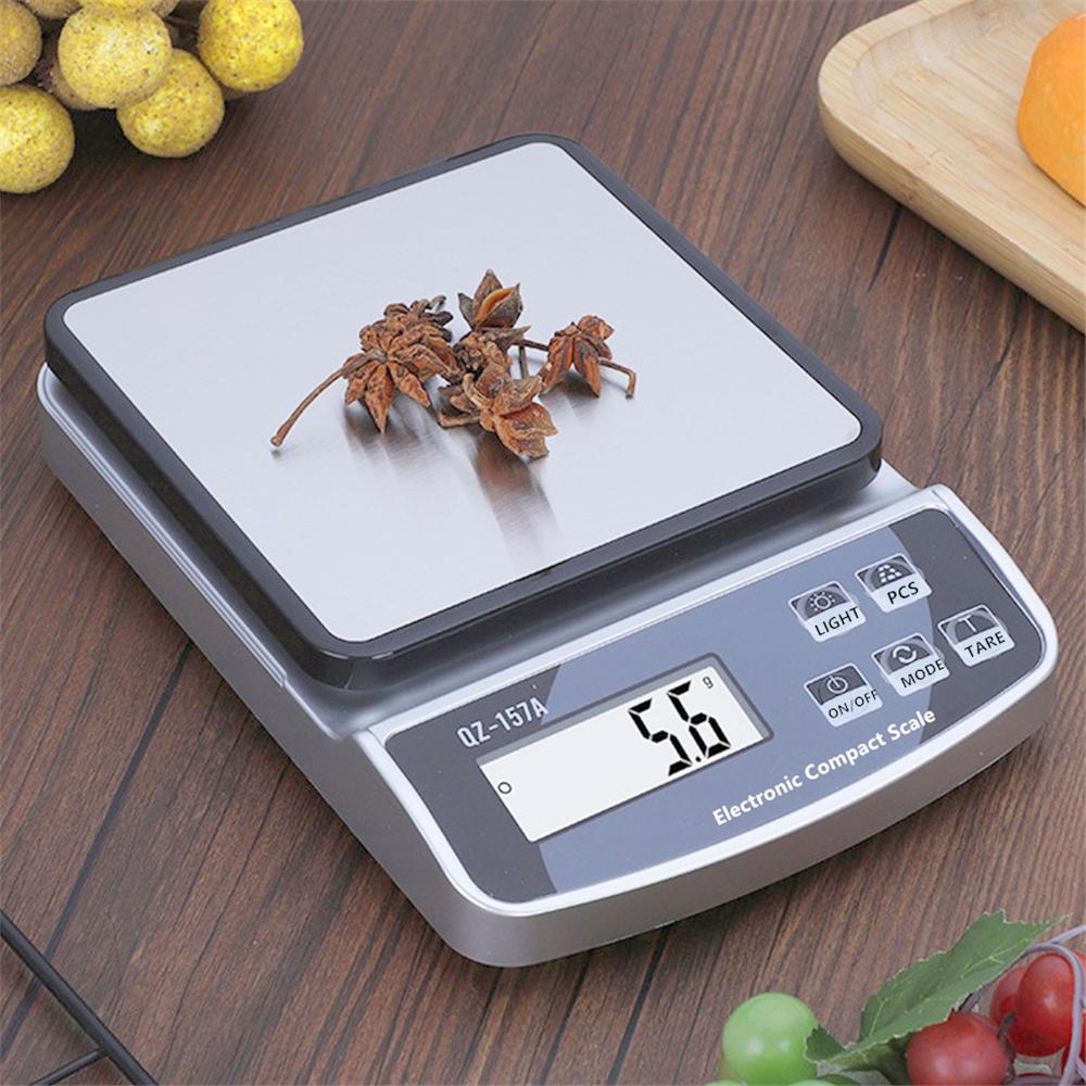 15/10/3KG Electronic Scale fit in USB Charge/plug-in/battery Waterproof Kitchen Scale House Coffee Scale Digital Baking Scale