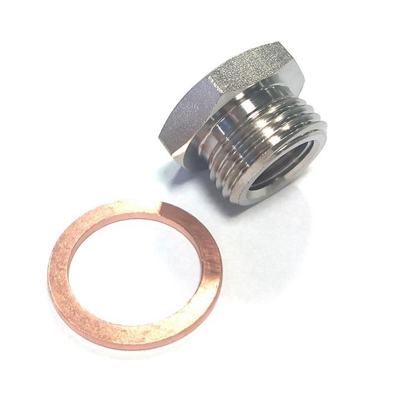 Exhaust O2 Oxygen Sensor Spacer Reducer Adapter M18 X 1.5mm To M12 X 1.25mm 2026