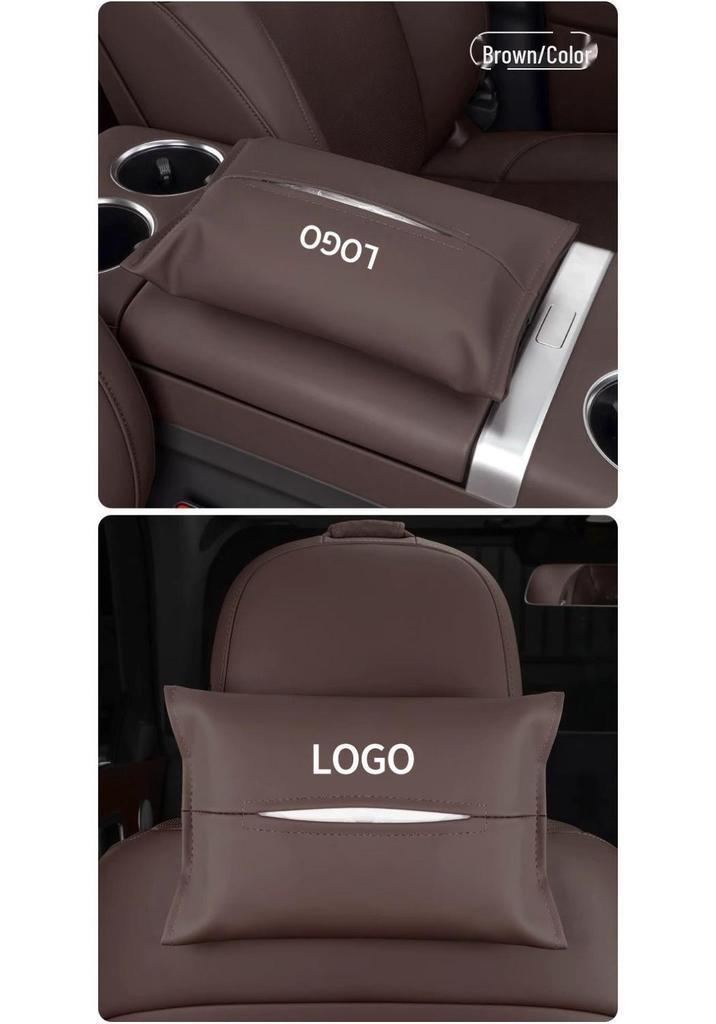 Haima Car Tissue Box Bag - Leather Headrest Pull-Out for 7X, 8SM, 3S, 5 Familia, Xing Models