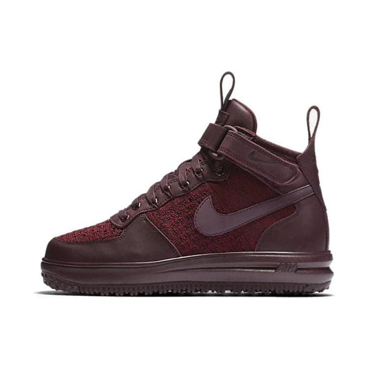 (WMNS) Nike Lunar Force 1 Flyknit Workboot Deep Burgundy Женские 860558-600 EU 38