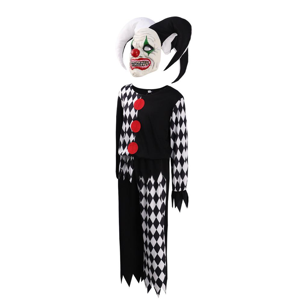 Costume Cosplay Clown Mask Role Play Halloween Events Stage Gift Performance