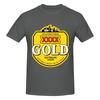 Xxxx Gold Logo Campus Style Tshirt Japanesestyle Vibe Versatile Outerwear Tshirt