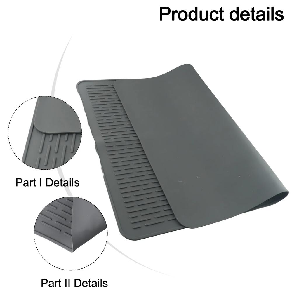 Kitchen Stove Mat Electric Stove Cover Absorbs Dripping Water Air Circulation Dish Drying Mat Expand Workspace