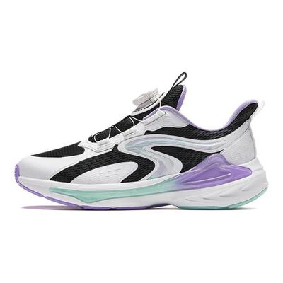 Leichte stoßdämpfende Low-Top-Laufschuhe für Kinder Kindersneaker Weiß Schwarz 322415508-3