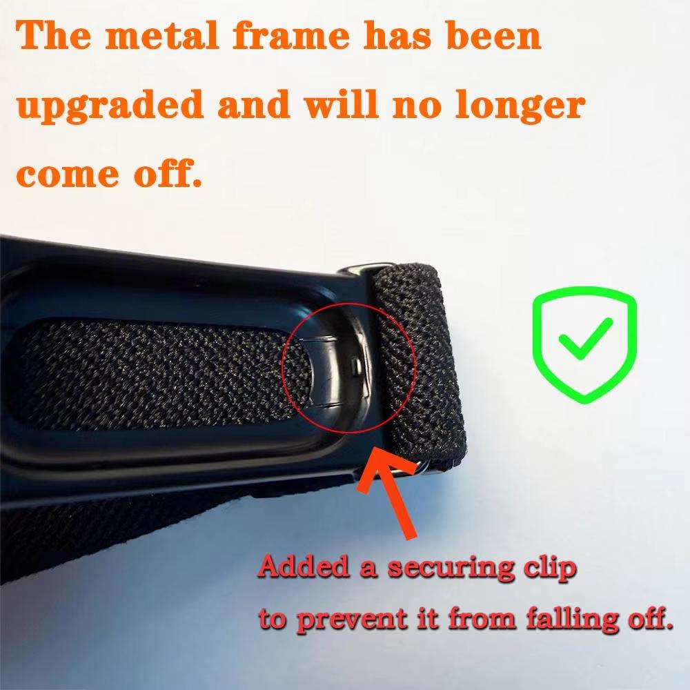 Magnetic Nylon Wristband for Google Fitbit Air Breathable Lightweight Replacement Fitness Tracker Band for Men Women Sports
