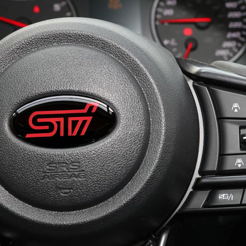 

Subaru Steering Emblem Sticker Wrx Car Decoration Sticker Accessories Steering Wheel Emblem Custom