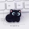 7Pcs Cute Cartoon Cat Pp Clip Acrylic Double-Sided High-Definition Pattern Paper Clip Stationery Supplies