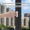 Window Pull Handle For Glass Door Cabinets Heavy Type Adhesive Mount Comfortable Ergonomic Shape Safe Rounded Edges