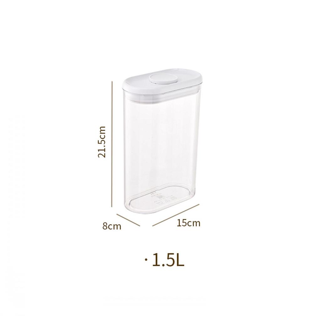 Food Storage Jars, Cereal Containers Storage, Multi-Functional Storage Jar with Airtight Lids, for Kitchen Organiser