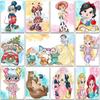 Princess Diamond Painting Mickey Mouse Snow White Home Decoration Art Full Round Mosaic Embroidery Cross Stitch