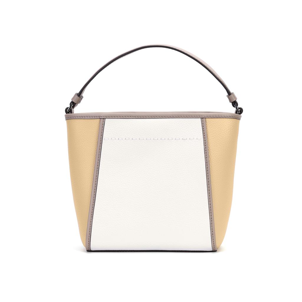 Tory Burch Mcgraw Adjustable Detachable Shoulder Strap Magnetic Closure Color Block Leather Shoulder Crossbody Handbag Small Women Handbags 154683-100