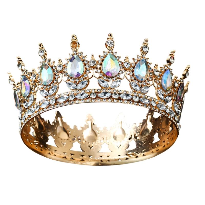 Royal Inspired 8 Eye Tiaras Headpiece Attractive Dance Hair Decors Perfect For Brides Bridesmaids And Formal Event