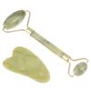 Natural Rose Jade Roller Face Massage Gua Sha Board Jade Massager Body Facial Eye Scraping Acupuncture Face Lift