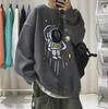 2024 Men's Trendy Loose Astronaut Sweatshirt - Spring/Autumn Round Neck Pullover