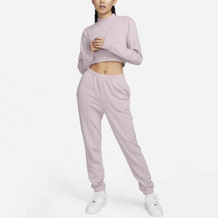New Nike Knitted Sports Pants Women's Pink FN2435-019