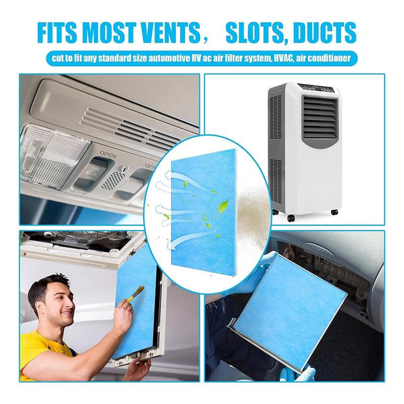 Merv 8 Reble Air Vent Filter Cut To Fit Electrostatic Floor Vent Filter Washable Replacement Ac Filter Compatible