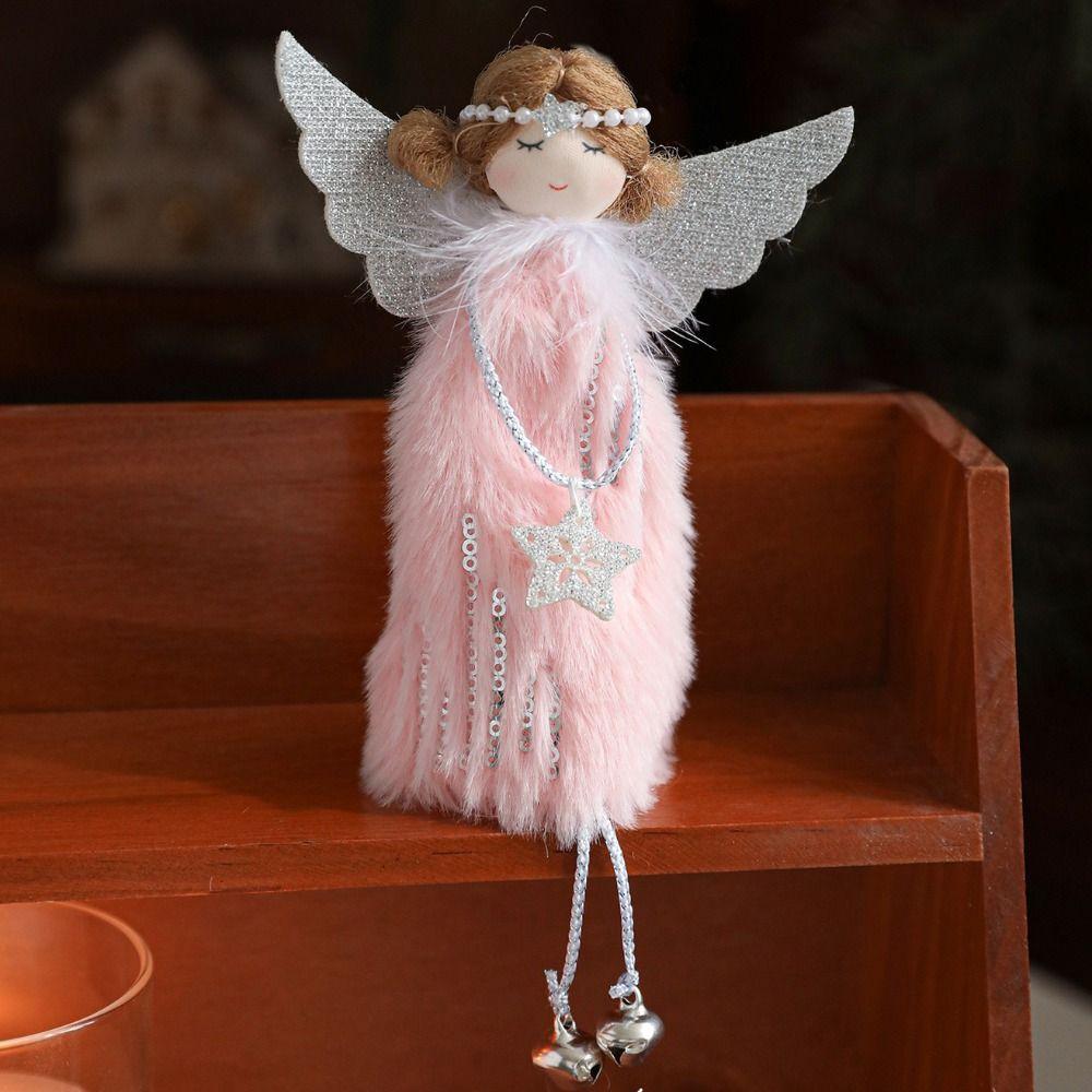 Lovely Design Christmas Tree Hanging Pendant Cute Style Hanging Angel Angel Doll  Home Decoration