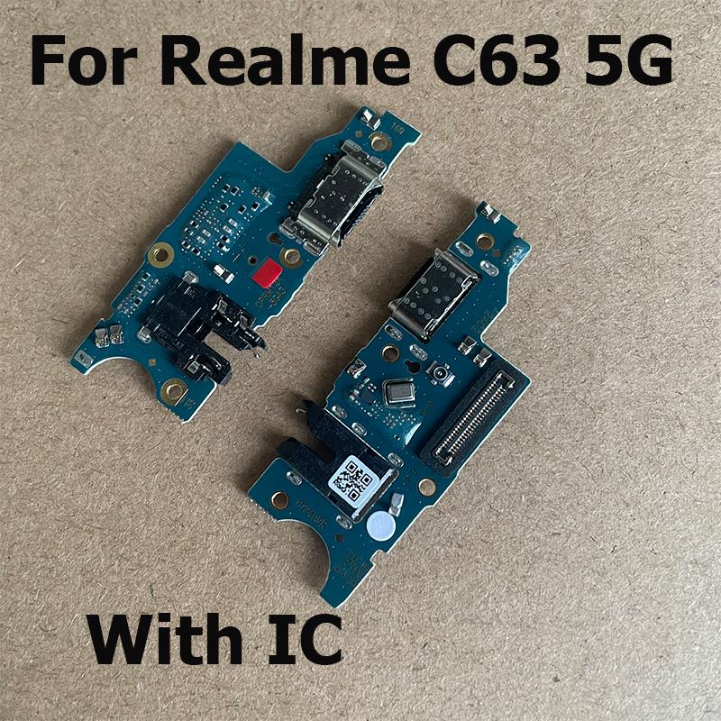 USB Charger For Realme C63 5G USB Charging Dock Board Jack Plug Connector Port Flex Cable