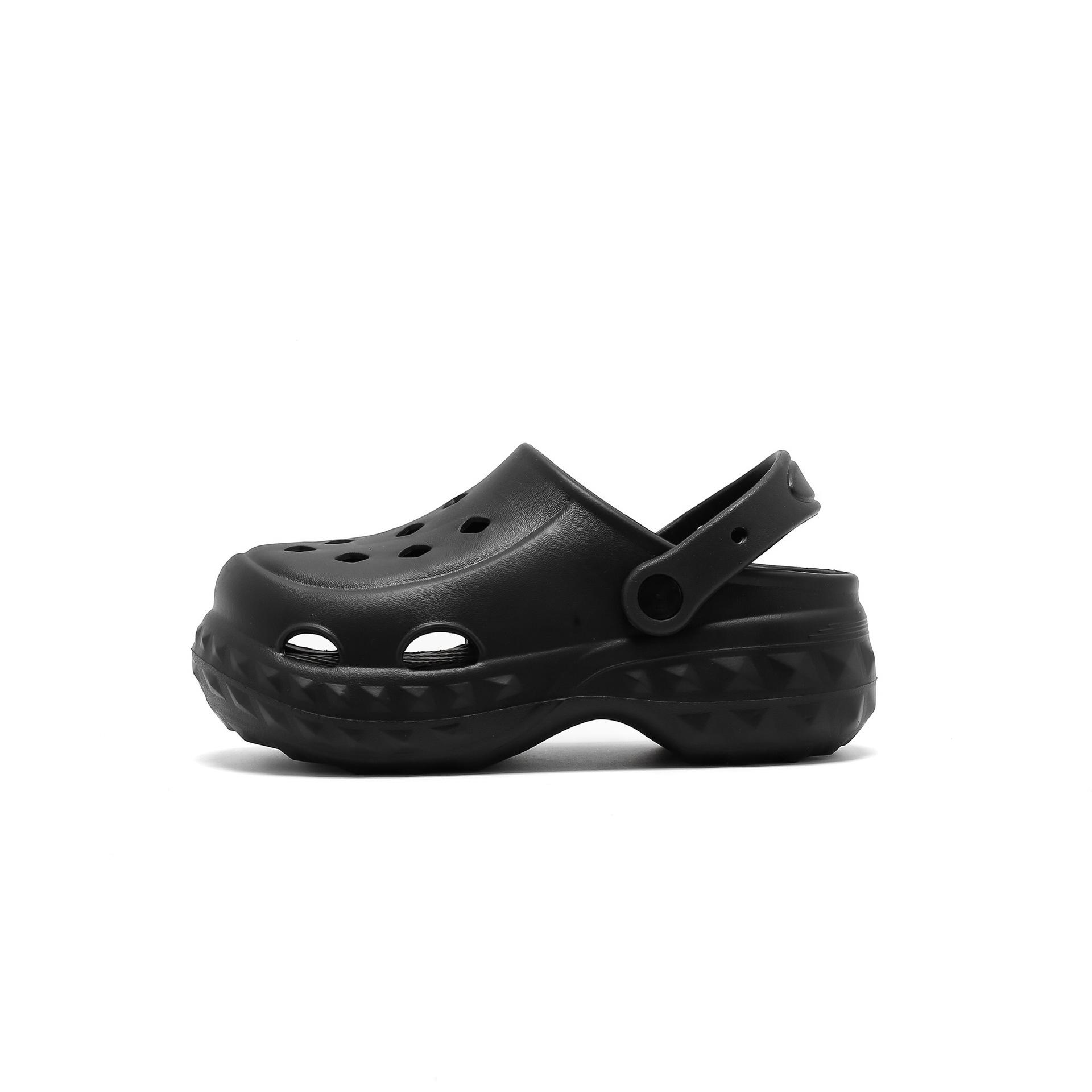 

Модные женские пляжные сандалии с закрытым носком и толстой подошвой, стиль интернет-знаменитостей, удобные слипоны, увеличивающие рост.