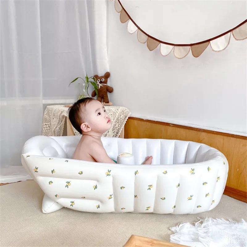 Eco - friendly Material Baby Inflatable Bath Tub, Safe, Comfortable and Odorless