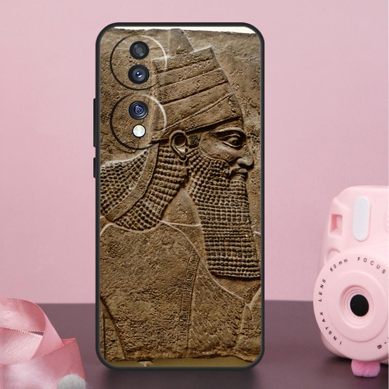 

Lamassu Assyrian Winged Lion Case For Honor Magic 7 5 6 8 Pro X9a X9b X9c X9d X8b X8c Win RT 50 70 90 200 400 Lite Cover Honor X9d