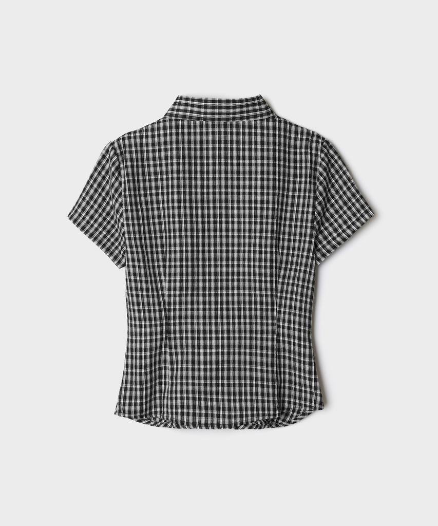 Seupao Check Slim Fit Short Sleeve Shirt (Re)_Spycg37G51