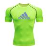 Men's Quick Dry Compression Athletic T-shirt, Breathable Str