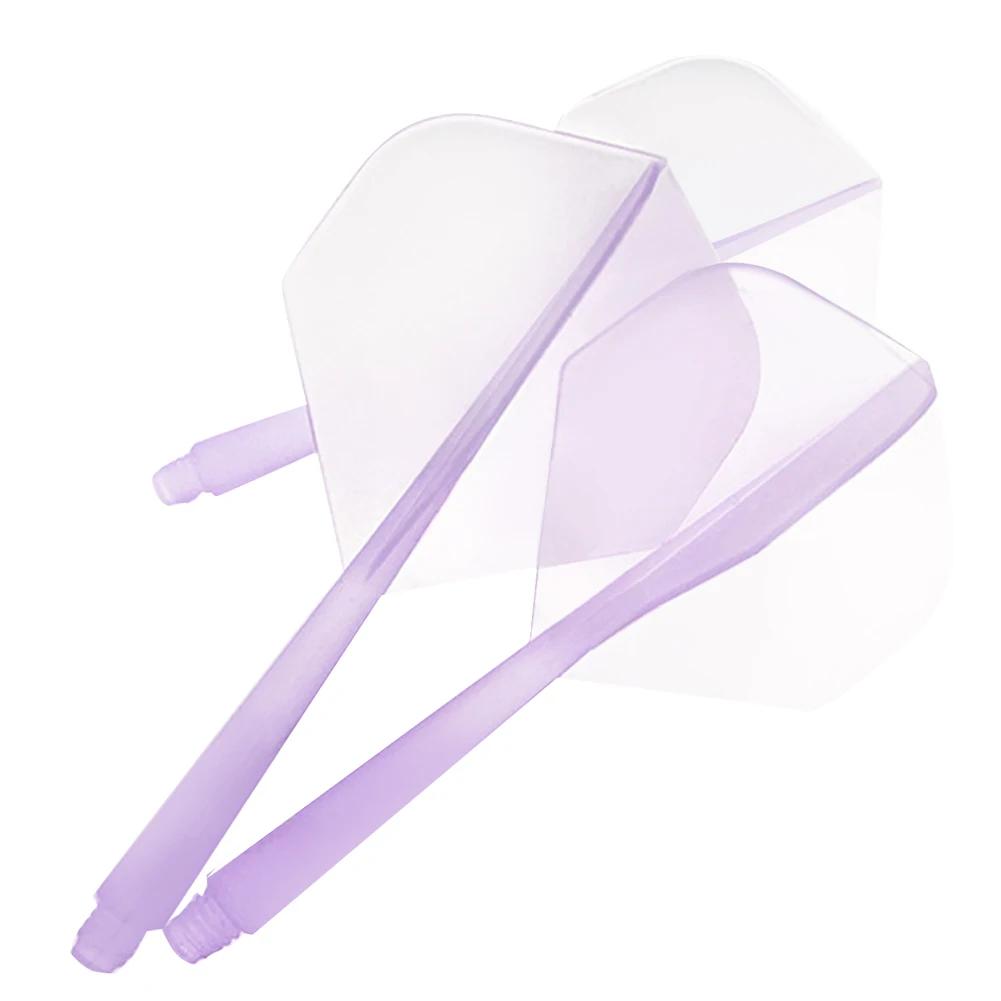 3Pcs Integrated Dart Flights and Shafts Anti-fall Transparent Darts Tail Durable Integrated Dart Shaft and Flights Plastic