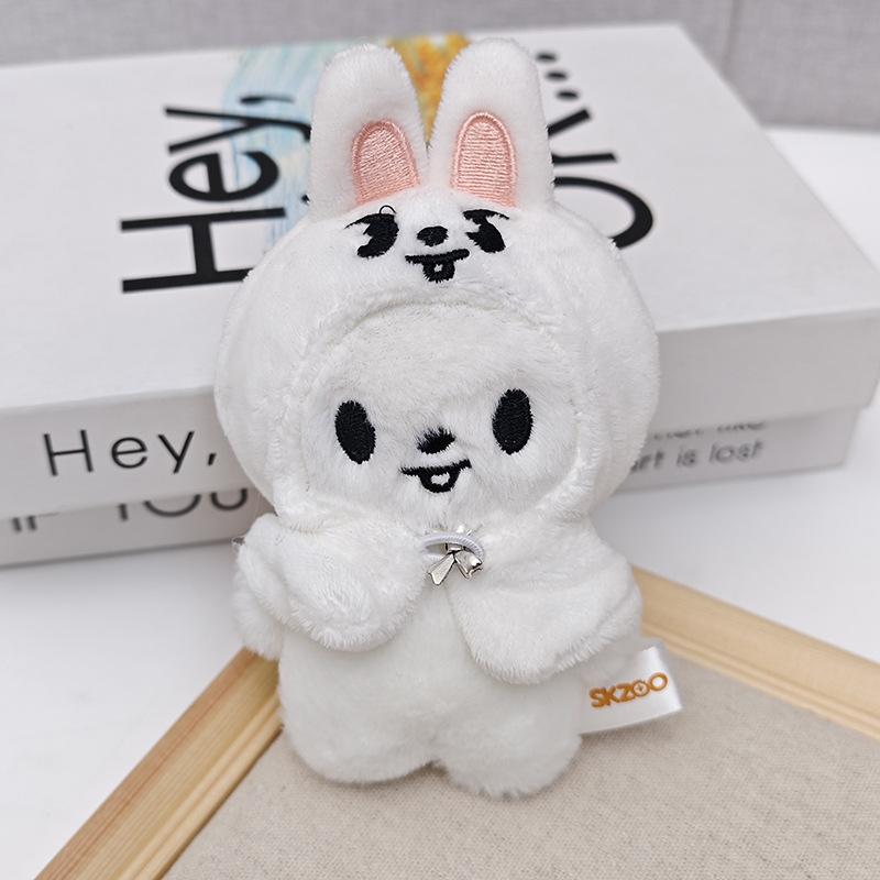 Detachable Cape Plush Doll Keychain Kids Keychain K-POP Wolfchan Leebit Children's Toy Fan Gift Decoration Pendant